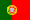 "Flag of Portugal with a green vertical stripe on the hoist side and a larger red field, featuring the national coat of arms at the boundary.
