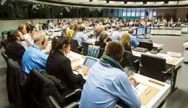 People on training in conference centre