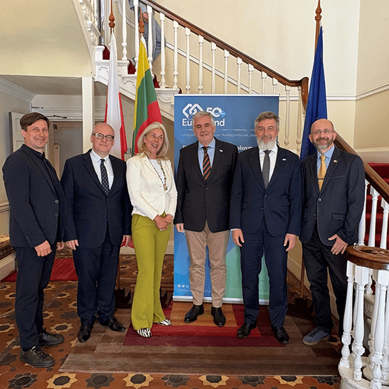 Visit of H.E. Jonas Grinevičius, Ambassador of Lithuania and Mr. Artur Michalski, Head of Mission, Poland  