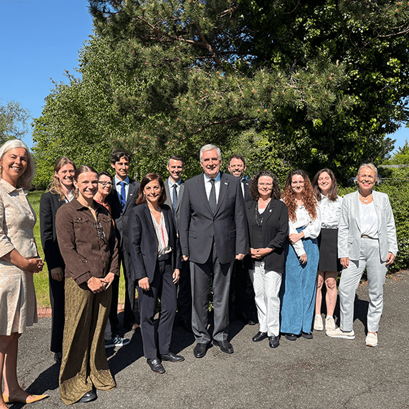 Visit of H.E. Céline Place, Ambassador of France to Ireland  