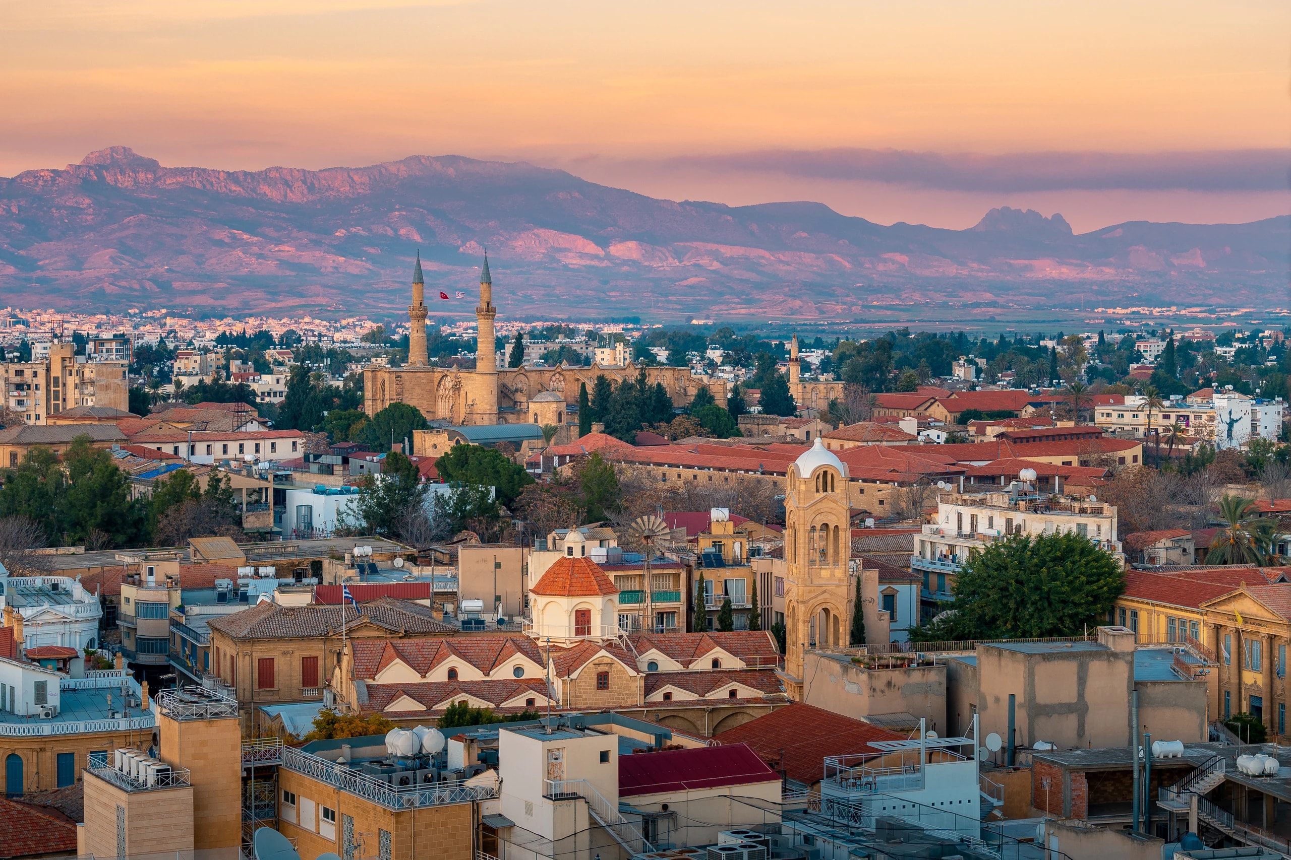 City view of Nicosia, the capital of Cyprus.