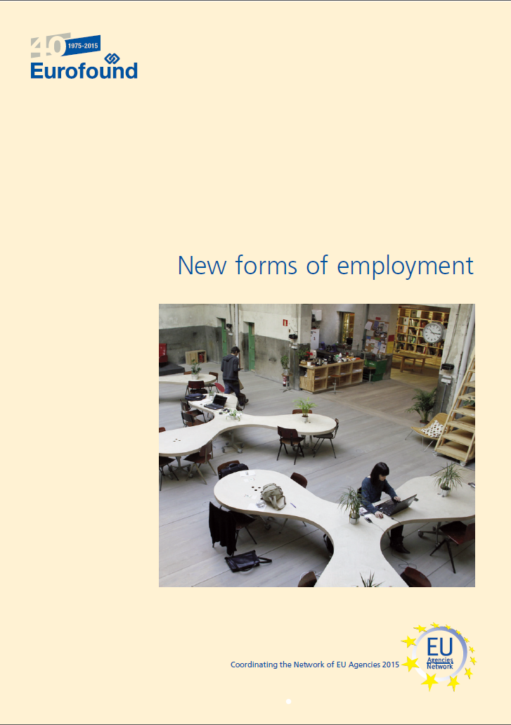 Image of the cover of the New forms of employment report