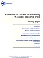 Role of social partners in addressing the global economic crisis