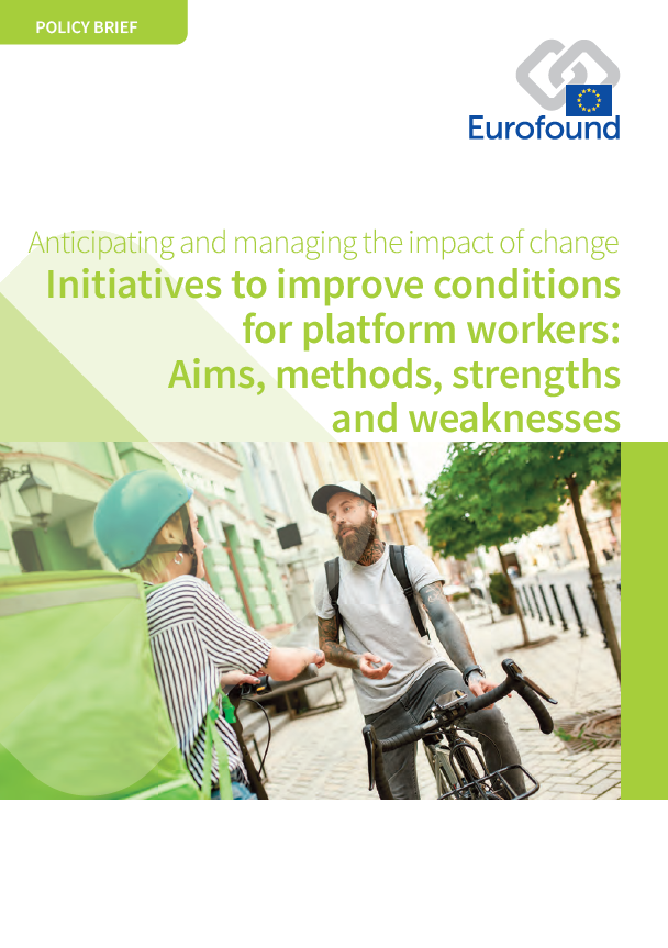 Initiatives to improve conditions for platform workers: Aims, methods, strengths and weaknesses